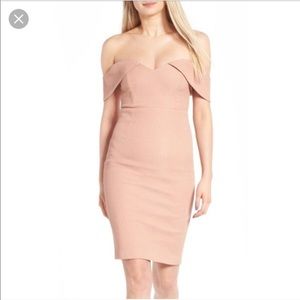 Bardot off the shoulder dress!